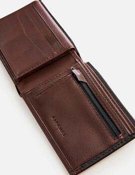 Cartera RIDGE PU ALL DAY - Black/Tan