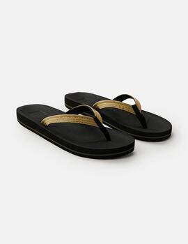 Chanclas SOUTHSIDE OPEN TOE - Black/Green