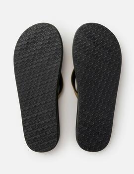 Chanclas SOUTHSIDE OPEN TOE - Black/Green