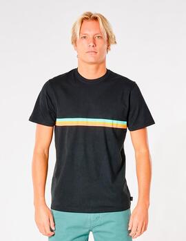 Camiseta SURF REVIVAL STRIP - Negro