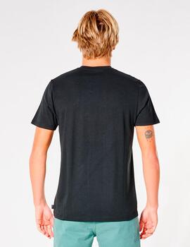 Camiseta SURF REVIVAL STRIP - Negro