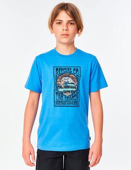 Camiseta JR SNAP - Electric Blue