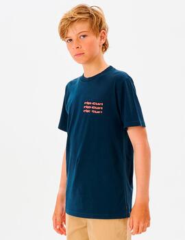 Camiseta JR COSMIC TIDES DIAMOND - Navy