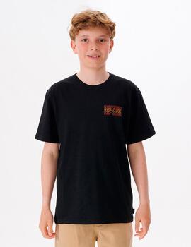 Camiseta JR SURF REVIVAL LOGO - Black