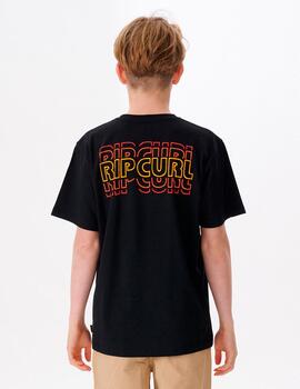 Camiseta JR SURF REVIVAL LOGO - Black