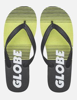 Chanclas Globe ZULU - Black Lime White