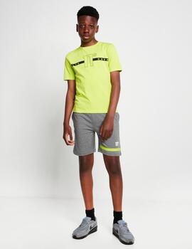 Bermuda 11 DEGREES JR GRAPHIC - Limeade / Charcoal Marl