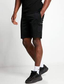 Bermuda 11 DEGREES POCKET DETAIL - Negro