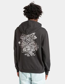 Sudadera Capucha ELEMENT PASSENGER - Off Black