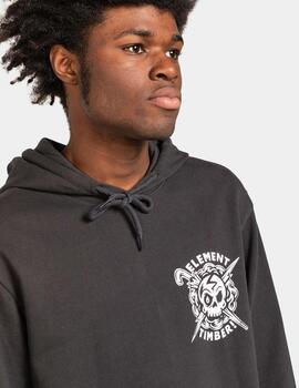 Sudadera Capucha ELEMENT PASSENGER - Off Black