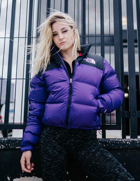 Cazadora The North Face W RETRO NUPTSE - PURPL