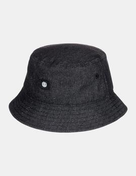 Gorro ELEMENT EAGER BUCKET - Washed Black