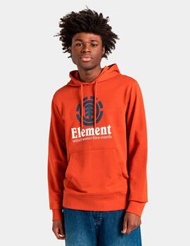 Sudadera Capucha ELEMENT VERTICAL - Picante