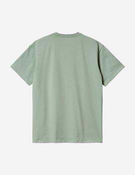 Camiseta CARHARTT CHASE - Glassy Teal/Gold