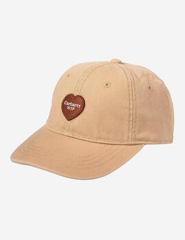 Gorra CARHARTT HEART PATCH - Dusty H Brown