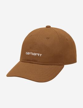 Gorra CARHARTT CANVAS SCRIPT - Deep H Brown/Black