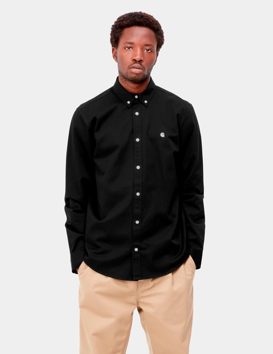 Camisa CARHARTT MADISON - Black/Wax