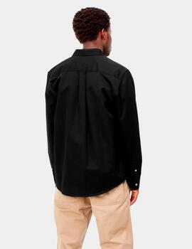 Camisa CARHARTT WIP MADISON - Black/Wax