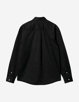 Camisa CARHARTT MADISON - Black/Wax