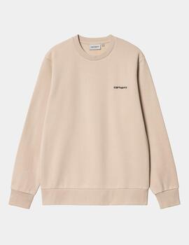 Sudadera CARHARTT SCRIPT EMBROIDERY - Wall/Black