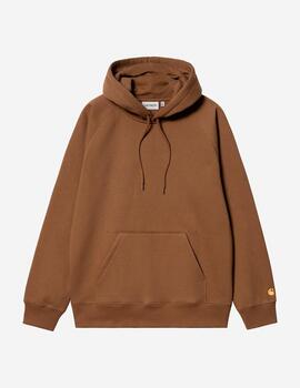 Sudadera Capucha CARHARTT CHASE - Tamarind/Gold
