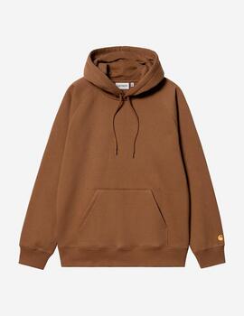 Sudadera Capucha CARHARTT CHASE - Tamarind/Gold