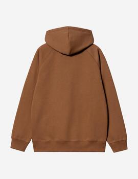 Sudadera Capucha CARHARTT CHASE - Tamarind/Gold