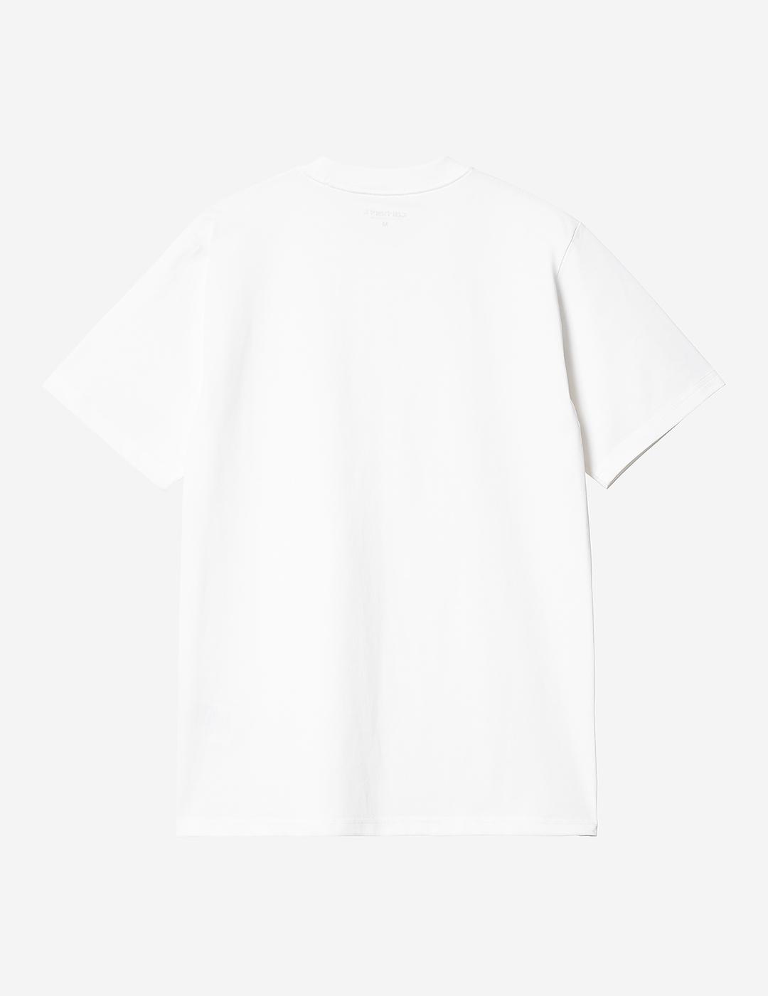 Camiseta CARHARTT UNIVERSITY SCRIPT - White/Gold