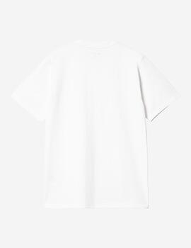Camiseta CARHARTT UNIVERSITY SCRIPT - White/Gold