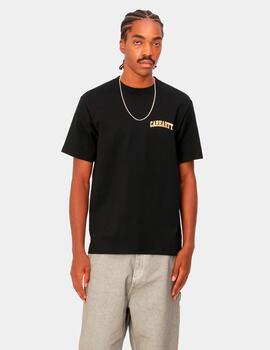 Camiseta CARHARTT UNIVERSITY SCRIPT - Black/Gold