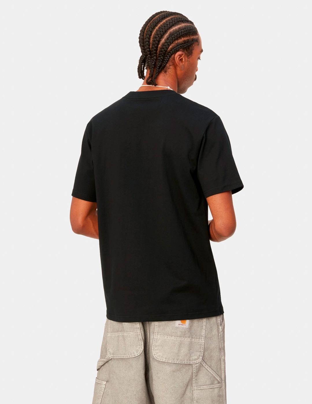 Camiseta CARHARTT UNIVERSITY SCRIPT - Black/Gold