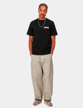 Camiseta CARHARTT UNIVERSITY SCRIPT - Black/Gold