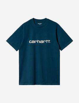 Camiseta CARHARTT SCRIPT - Squid/Salt