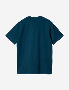 Camiseta CARHARTT SCRIPT - Squid/Salt