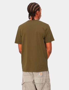 Camiseta CARHARTT SCRIPT - Highland/Cassis