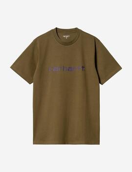 Camiseta CARHARTT SCRIPT - Highland/Cassis