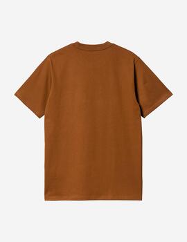 Camiseta CARHARTT SCRIPT - Deep H Brown/Black