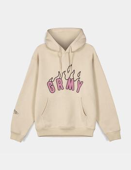 Sudadera Capucha GRIMEY MELTED STONE VINTAGE - Cream