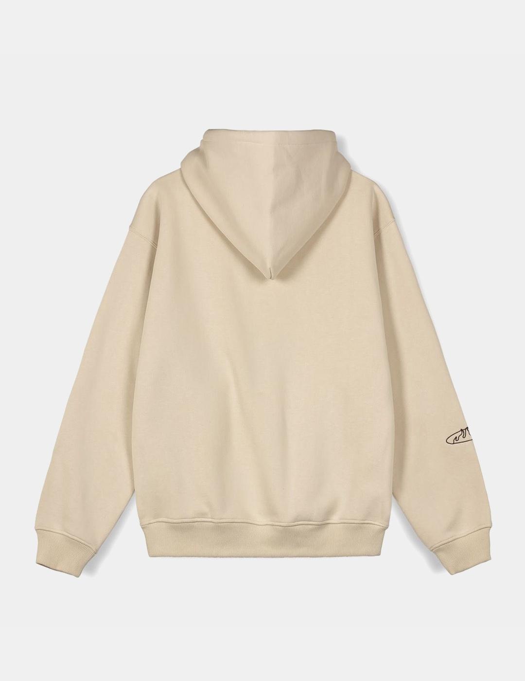 Sudadera Cap. GRIMEY MELTED STONE VINTAGE - Cream