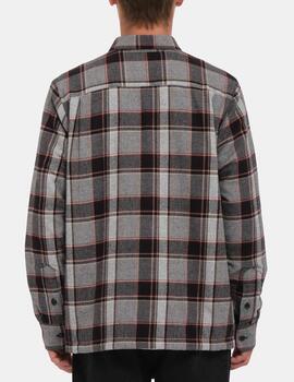 Camisa VOLCOM  BRICKSTONE LINED FLANNEL - Dirty White
