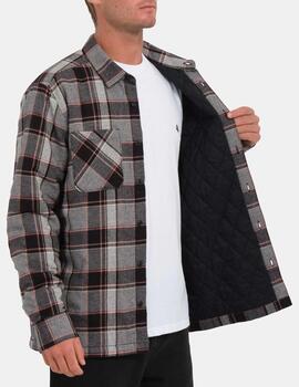 Camisa VOLCOM  BRICKSTONE LINED FLANNEL - Dirty White