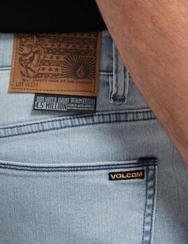 Pantalón VOLCOM 2X4 DENIM - Powder Blue