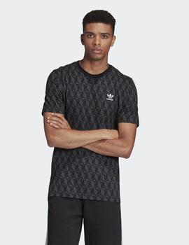 Camiseta Adidas MONO AOP - Negro