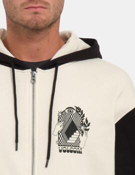 Sudadera Capucha VOLCOM WATANITE - Dirty White
