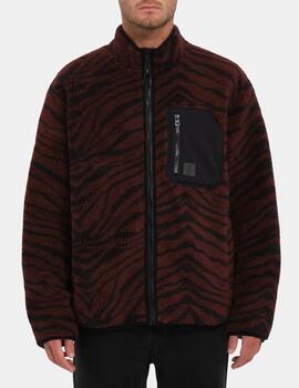 Forro Polar VOLCOM MUZZER FUZZAR - Bitter Chocolate