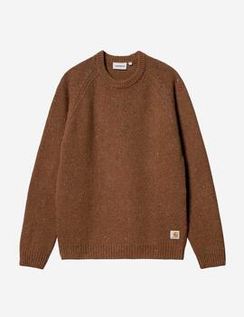 Jersey CARHARTT ANGLISTIC - Speckled Tamarind