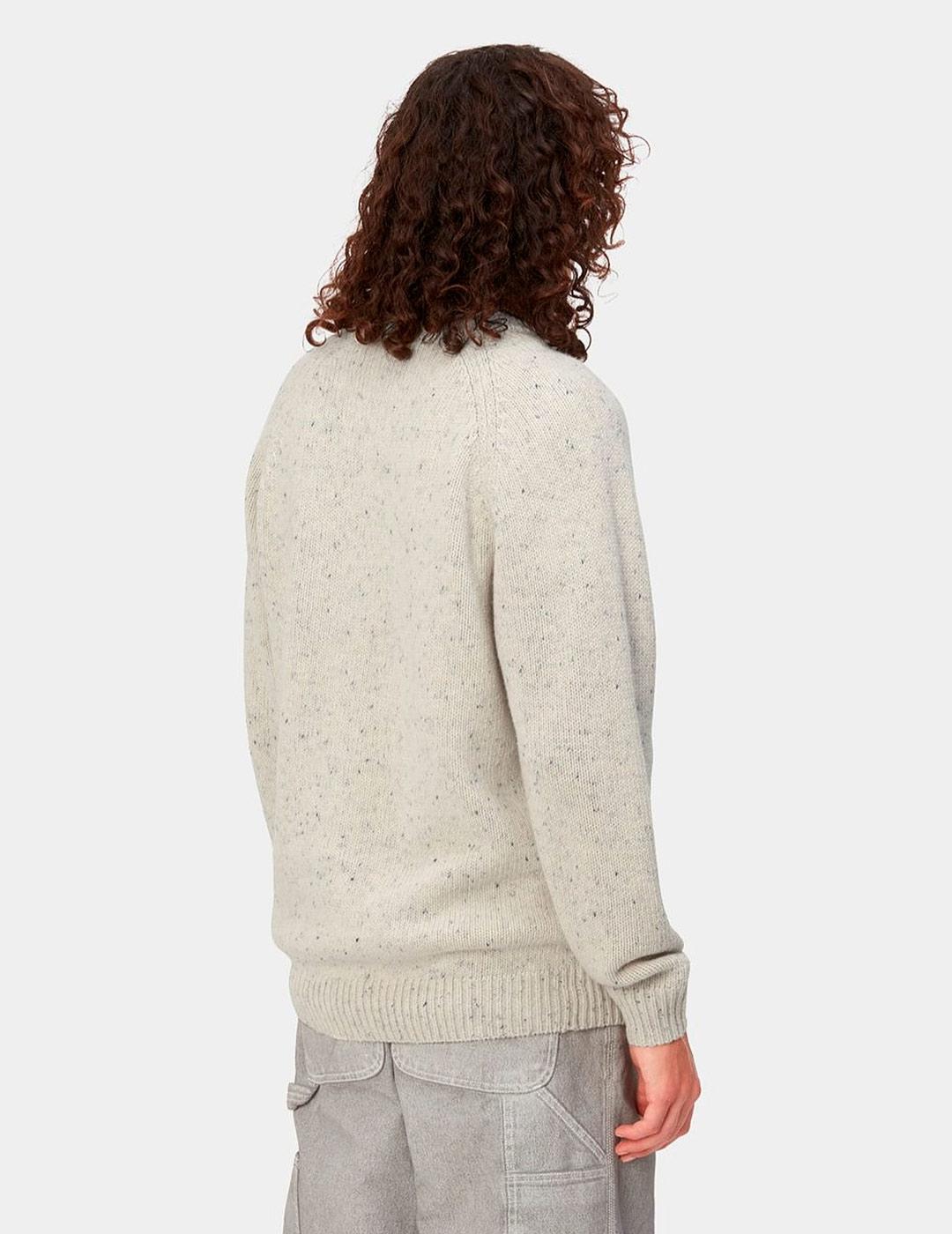 Jersey CARHARTT ANGLISTIC - Speckled Salt