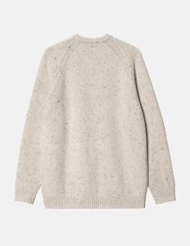 Jersey CARHARTT ANGLISTIC - Speckled Salt