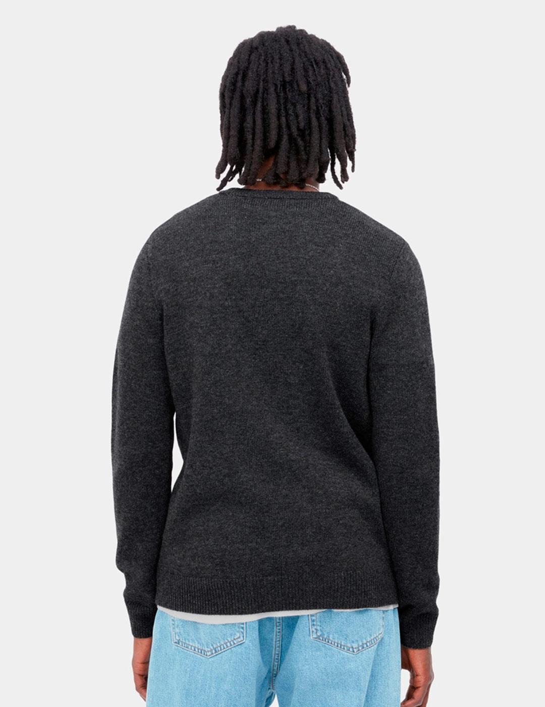 Jersey CARHARTT ALLEN - Black Heather