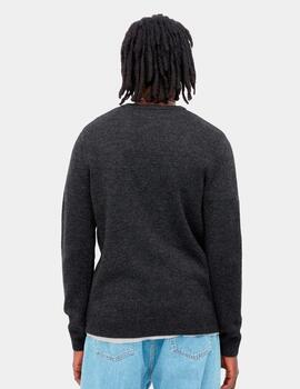Jersey CARHARTT ALLEN - Black Heather